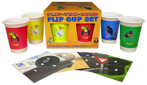 Kheper Games' Flip-The-Bird Flip Cup Challenge - Competitive Drinking Game - Sex Games, Coupons and Tricks