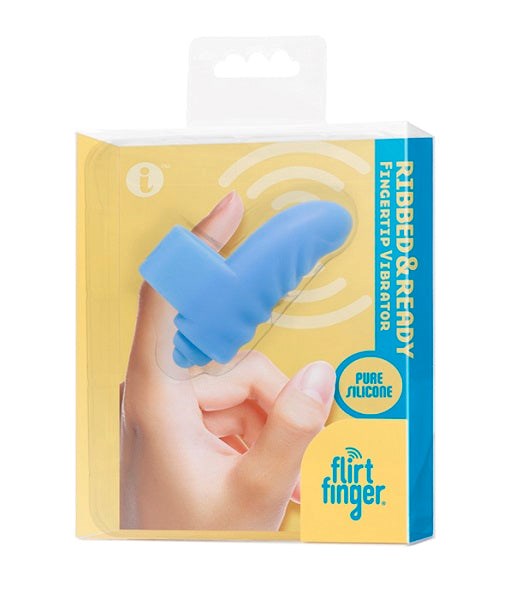 Flirt Finger Ribbed and Ready - - Finger and Tongue Vibrators