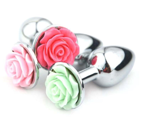Flower Steel Butt Plug Small - Steel Sex Toys