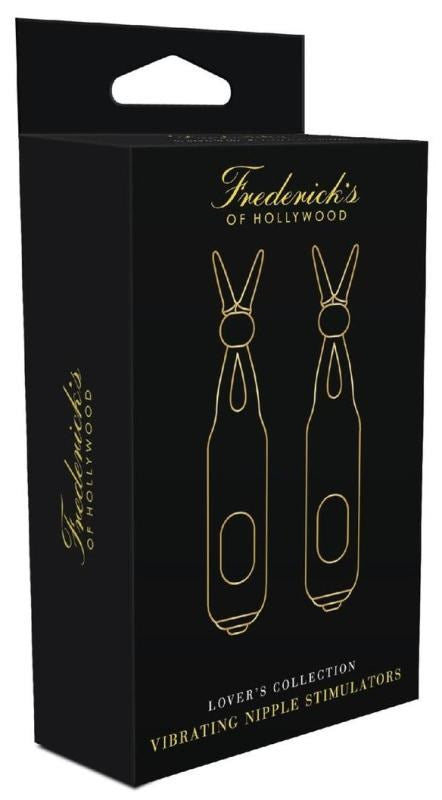 Fredericks of Hollywood Lovers Collection Vibrating Nipple Stim - Nipple and Clit Clamps