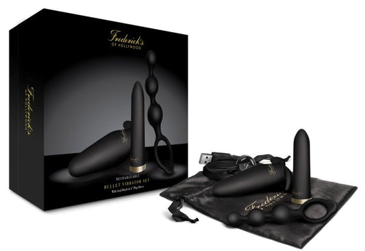 Fredricks Of Hollywood Rechargable Bullet Vibrator Set - Sex Kits