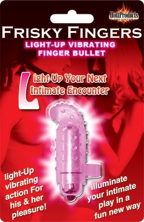 Frisky Fingers Light Up Pink - - Finger and Tongue Vibrators