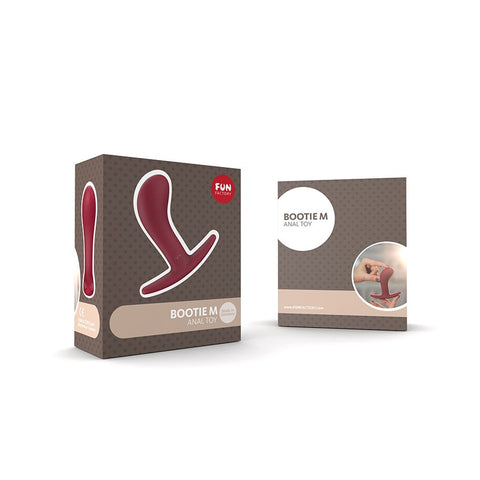 Fun Factory Bootie Butt Plug Medium in Bordeaux - Prostate Toys