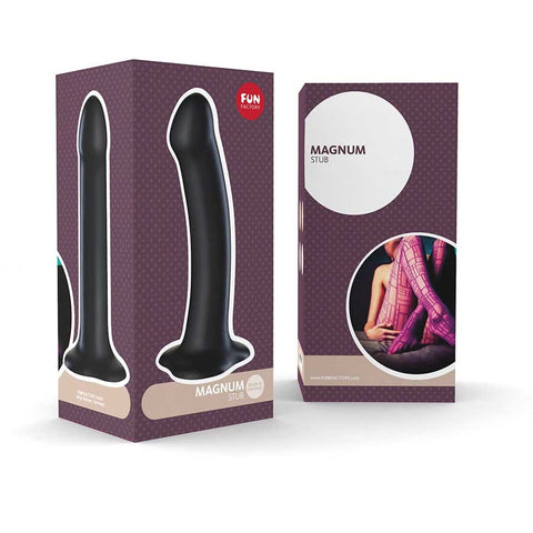 Fun Factory Magnum Blackberry - Silicone Dildo for Intense Pleasure - Strap On Sextoys