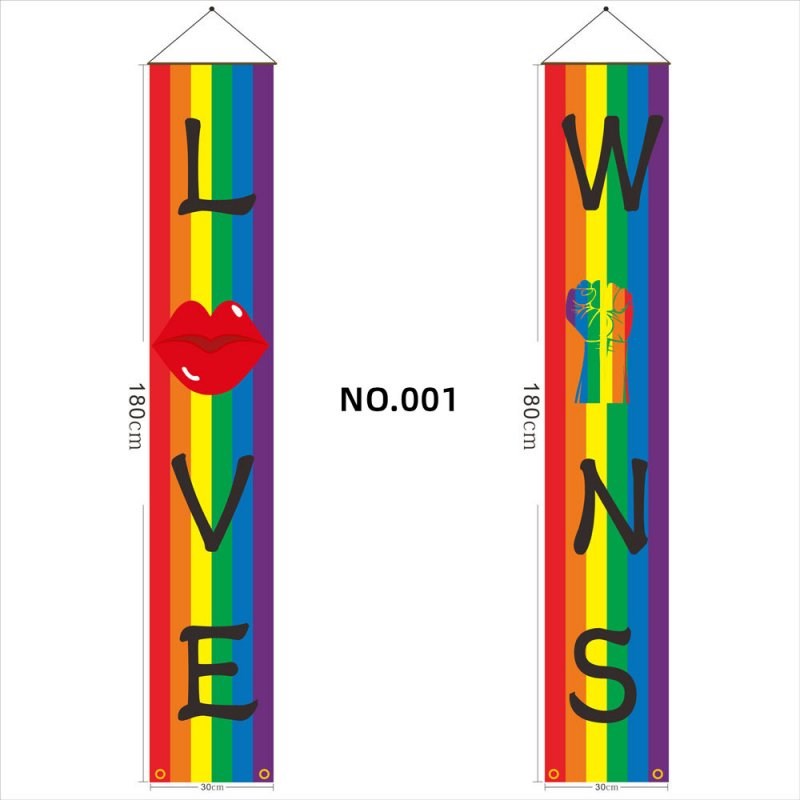 Gay Pride Door Banner - - Party Gifts and Novelties