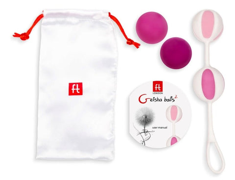 Geisha Balls 2 Pink Kegel Exerciser - Personal Massagers