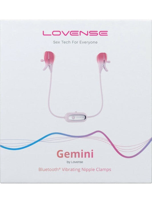 Lovense Gemini App Controlled Vibrating Nipple Clamps - Breast and Nipple Toys