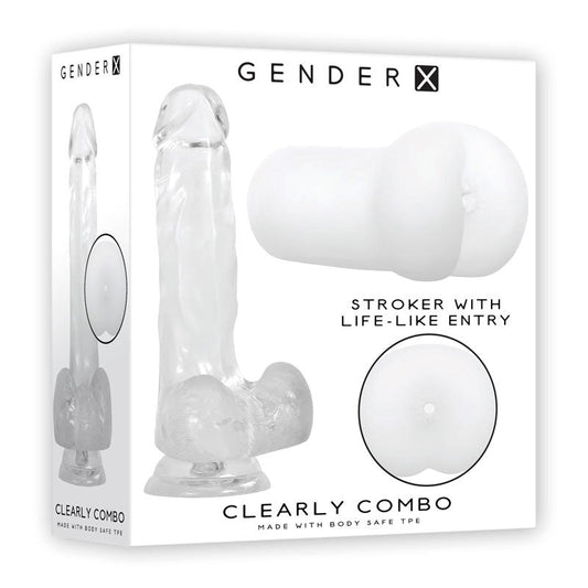 Gender X CLEARLY COMBO - Crystal-Clear Pleasure for Elevated Intimacy - Sex Kits