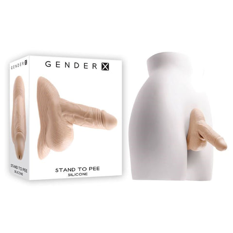 Gender X Squishy Silicone Stand-to-Pee Companion - Strap On Sextoys