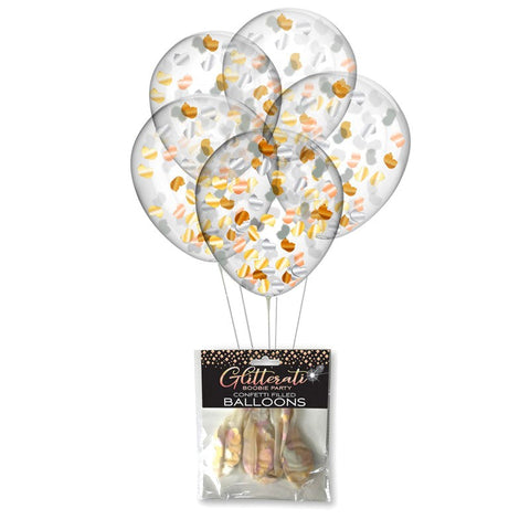 Glitterati - Boobie Confetti Balloons - Bachelorette and Bucks