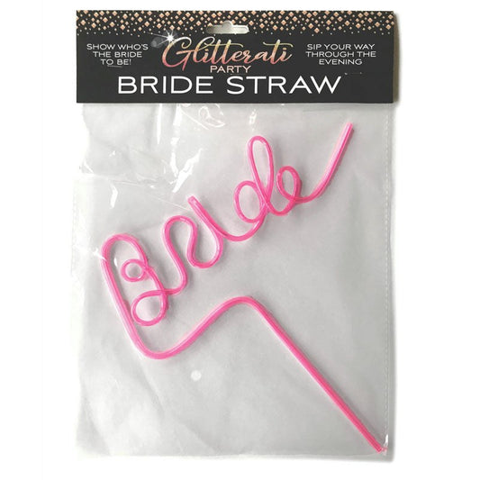 Glitterati - Bride Straw - Bachelorette and Bucks