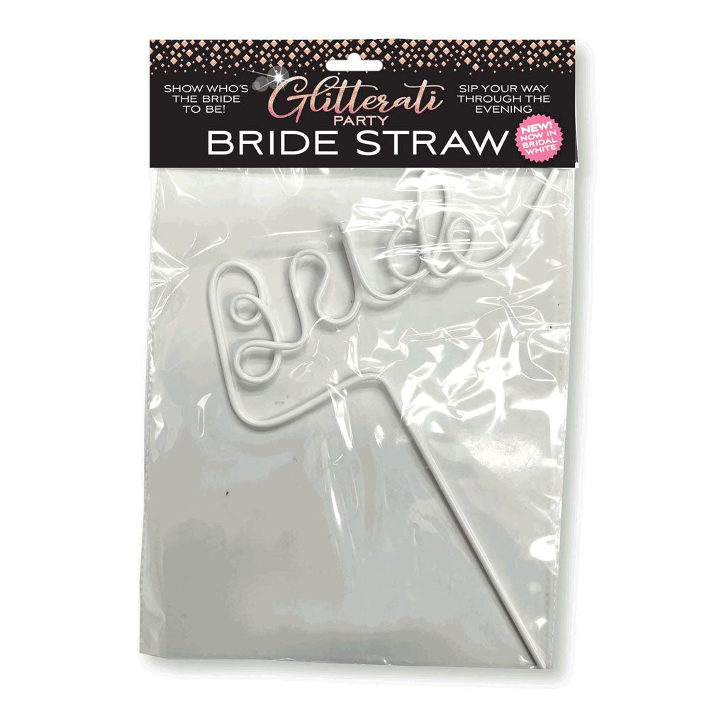 Radiant Reusable Straw - Glitterati Bride Edition - Bachelorette and Bucks