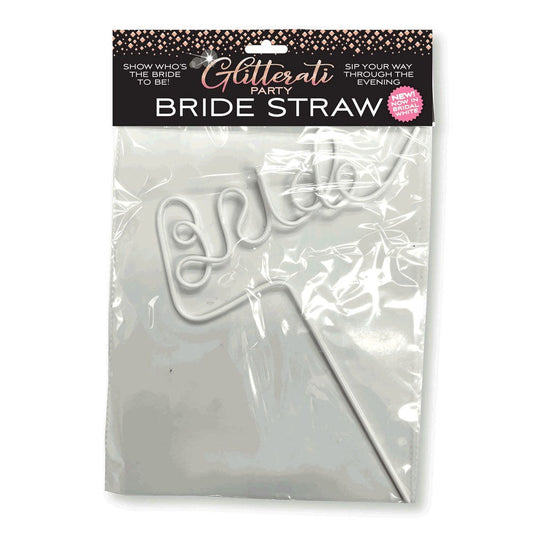 Radiant Reusable Straw - Glitterati Bride Edition - Bachelorette and Bucks