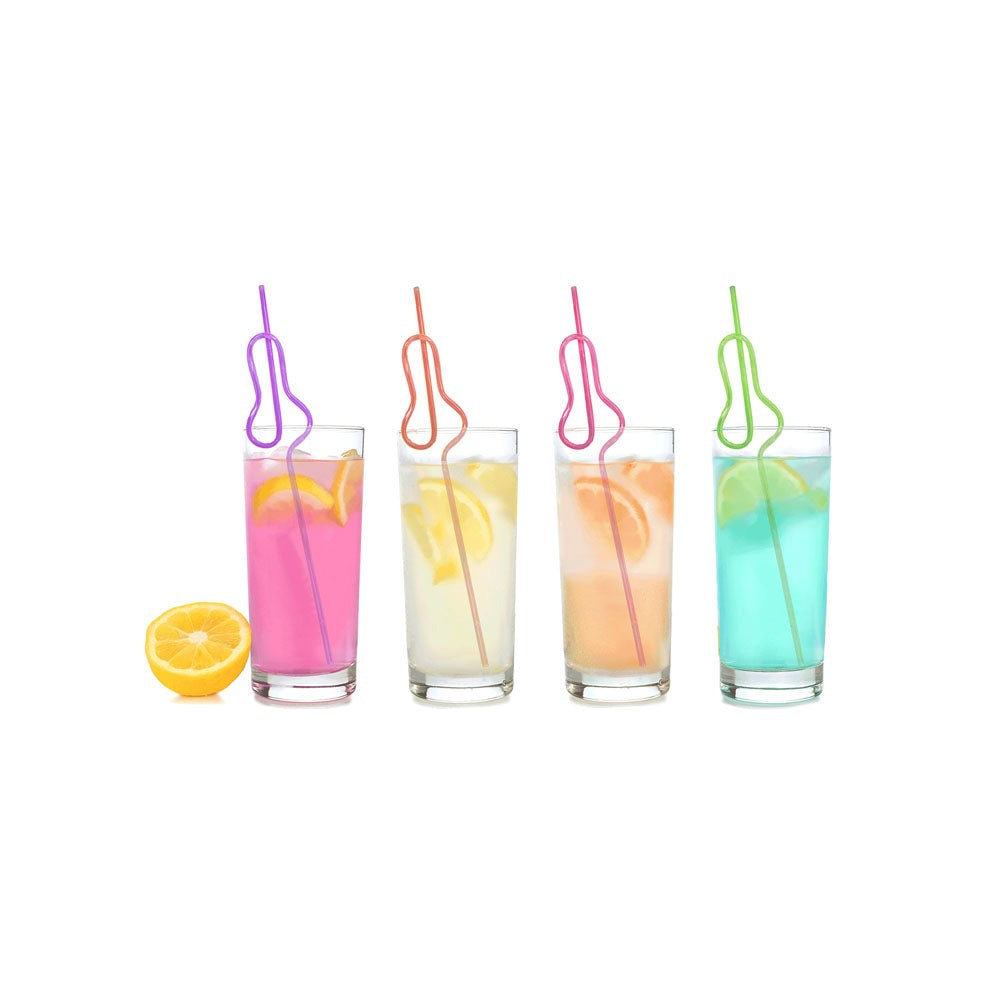 Glittering Hen's Party Silly Straws - Set of 8 - Bachelorette and Bucks