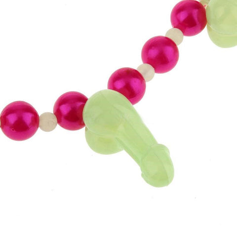 Glow in Dark Dickie Necklace - Fancy Dress Ups