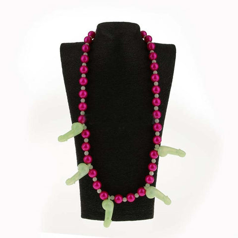 Glow in Dark Dickie Necklace - Fancy Dress Ups