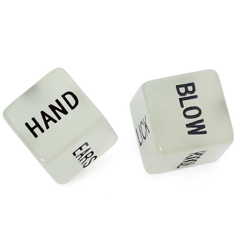 Glow In The Dark Foreplay Dice - Party Gifts and Novelties