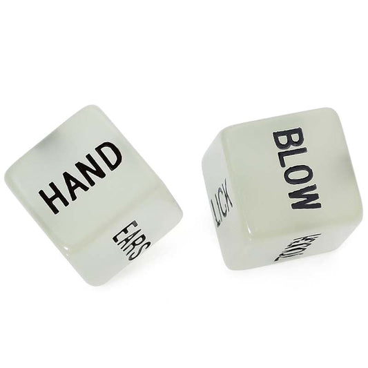 Glow In The Dark Foreplay Dice - Party Gifts and Novelties