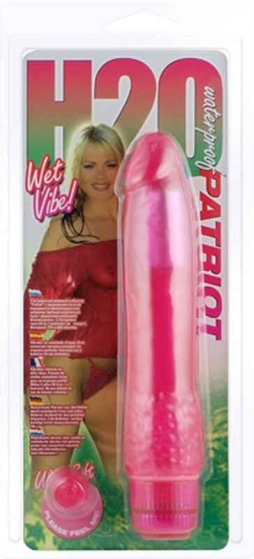 H20 Patriot Waterproof Vibe Pink - G-Spot Vibrators