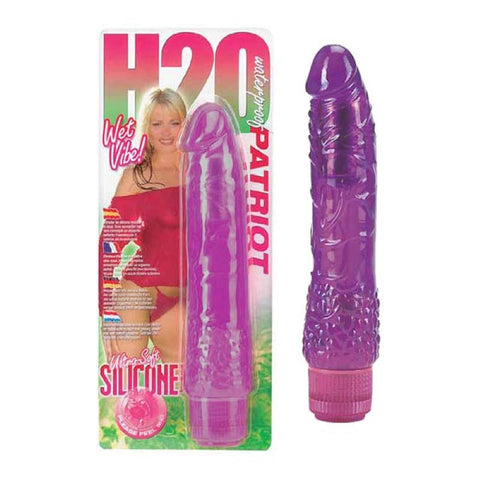 H2O Patriot - 8 Inch Vibrator - G-Spot Vibrators