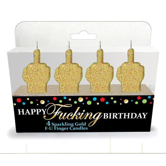 Glittering Golden Candles for Unforgettable Celebrations - Party Gifts and Novelties