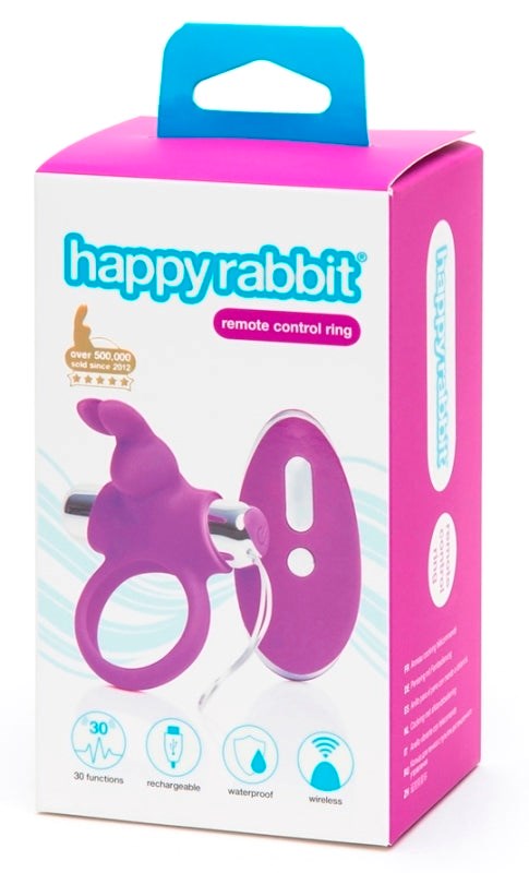 Happy Rabbit Remote Control Cock Ring - - Remote Control Vibrators