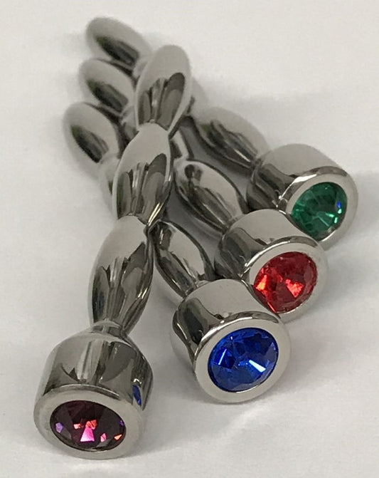 HC Nile Triple Ascending Jewelled Penis Plug - Penis Plugs