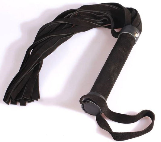 Hell's Couture Suede Sana Flogger - Whips And Crops