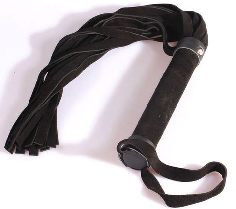 Hell's Couture Suede Sana Flogger - Whips And Crops
