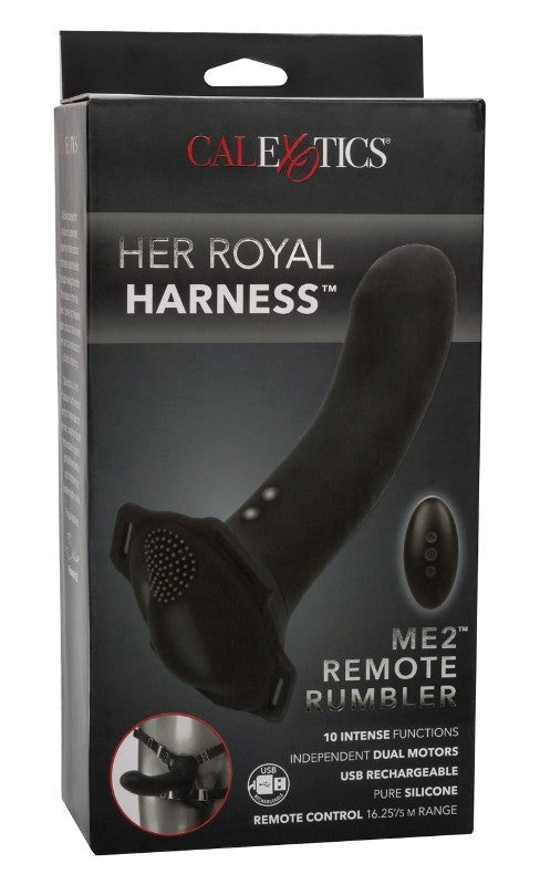 Her Royal Harness Me2 Remote Rumbler Strap-On Set - Strap On Sextoys