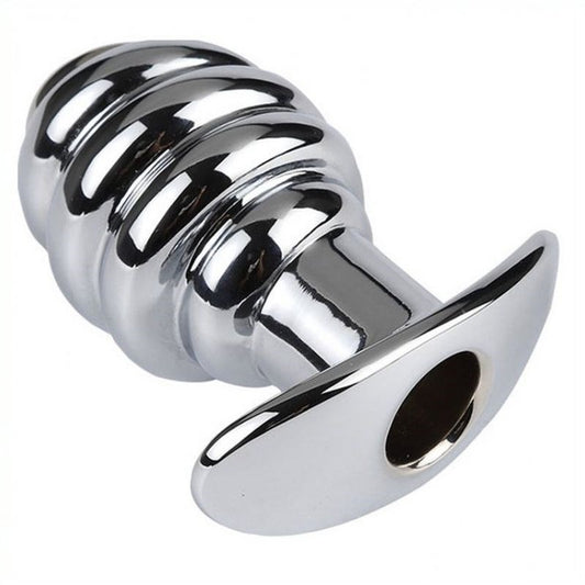 Hollowing Out Butt Plug - Steel Sex Toys