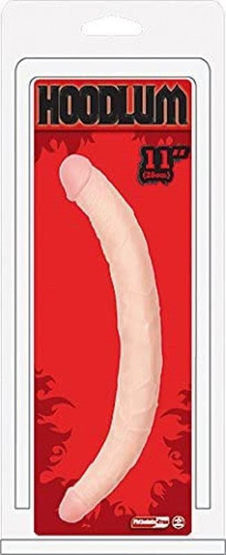 Hoodlum's Lifelike Dual-Headed Pleasure Wand - Waterproof, Flexible Design - Realistic Dildos
