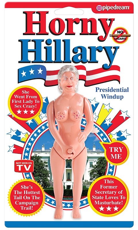 Pipedream Horny Hillary Presidential Wind Up Inflatable Doll - Sex Games, Coupons and Tricks
