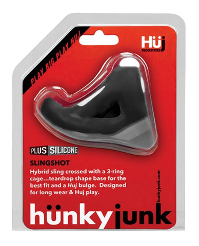 Hunkyjunk SLINGSHOT 3-Ring Teardrop Sling - Ball and Cock Toys