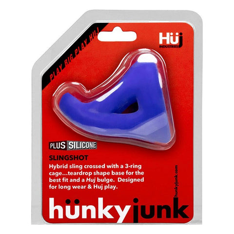 Hunkyjunk SLINGSHOT 3-Ring Teardrop Sling - Ball and Cock Toys