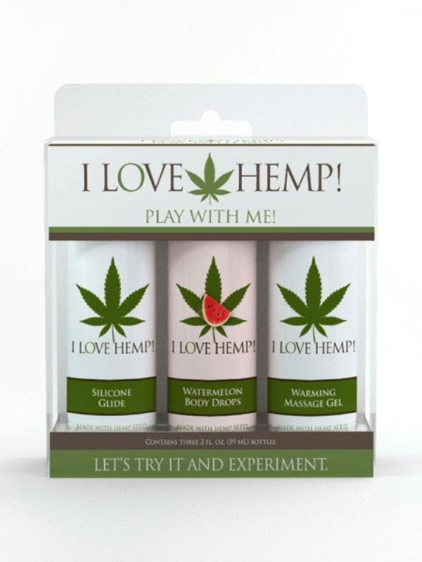 Doc Johnson I Love Hemp Play With Me Lubricant Pack 59ml - Sex Pheromones and Perfumes