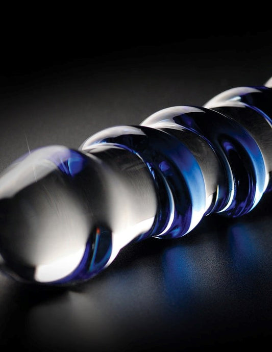 Pipedream Icicles No 05 Hand Blown Glass Dildo Massager - Glass Sex Toys