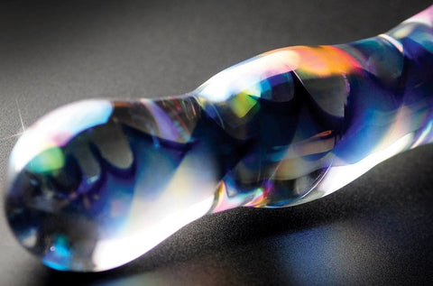 Pipedream Icicles No 08 Clear Glass Dildo Massager - Glass Sex Toys