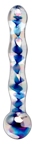 Pipedream Icicles No 08 Clear Glass Dildo Massager - Glass Sex Toys