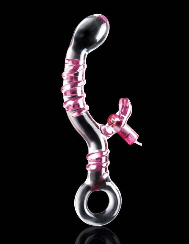 Pipedream Icicles No 16 - 10 Functions Glass Rabbit Vibrator - Rabbit Vibrators