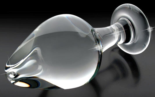 Pipedream Icicles No 25 Hand Blown Glass Butt Plug - Glass Sex Toys