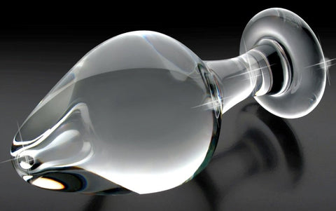 Pipedream Icicles No 25 Hand Blown Glass Butt Plug - Glass Sex Toys
