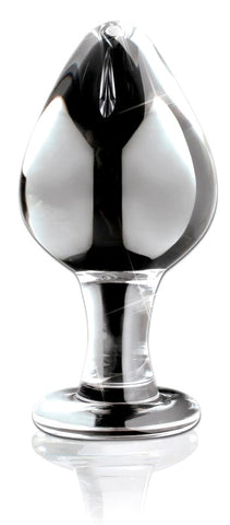 Pipedream Icicles No 25 Hand Blown Glass Butt Plug - Glass Sex Toys