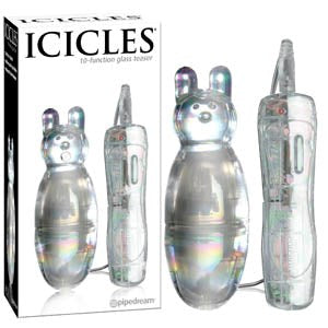 Pipedream Icicles No 33 Vibrating Glass Massager - Clit Ticklers and Pulsators