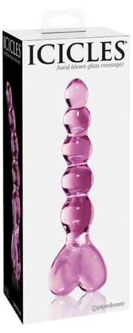 Pipedream Icicles No 43 Luxury Glass Anal Beads - Glass Sex Toys