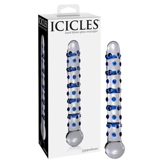 Pipedream Icicles No 50 Elegant Glass Dong - Glass Sex Toys