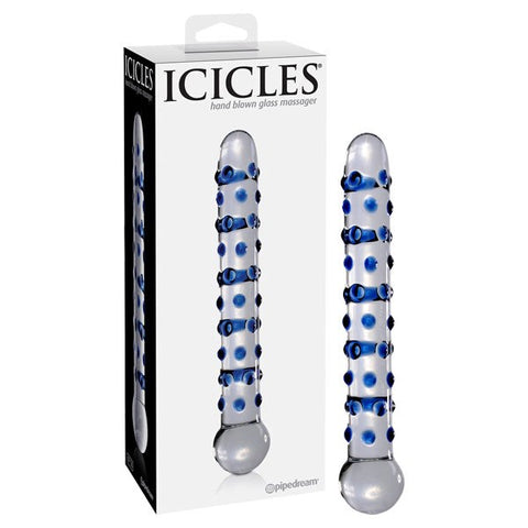 Pipedream Icicles No 50 Elegant Glass Dong - Glass Sex Toys