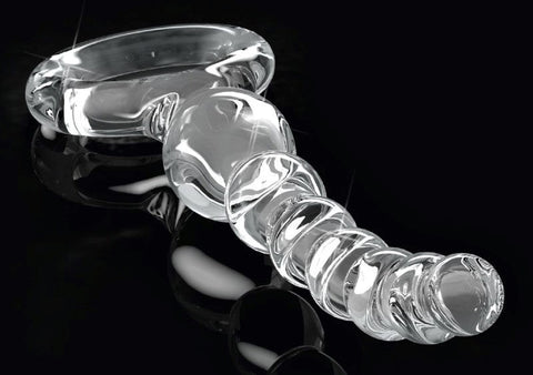 Pipedream Icicles No 67 Glass Anal Beads Massager - Glass Sex Toys