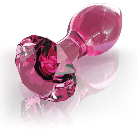 Pipedream Icicles No 79 Glass Anal Plug Pink - Glass Sex Toys