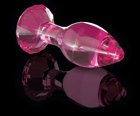 Pipedream Icicles No 79 Glass Anal Plug Pink - Glass Sex Toys